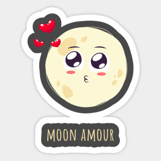 Moon Amour Sticker